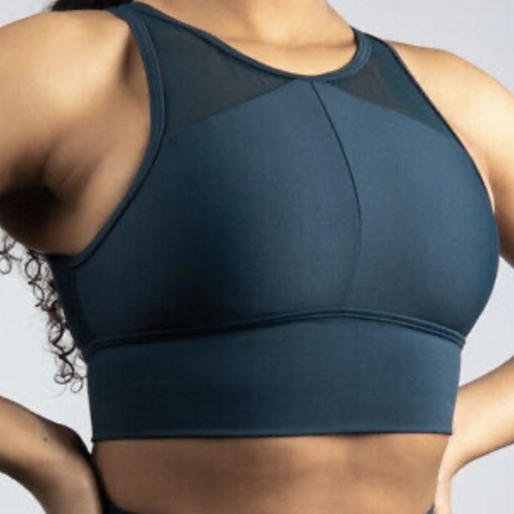 Buffbunny Viva La Vibe Teal High Neck Sports Bra